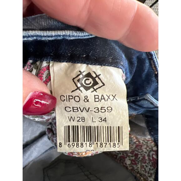 Cipo & Baxx size 28 womens jeans - Picture 5 of 5